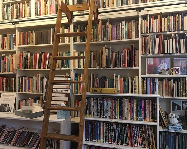 Interior of Lesbian Herstory Archives, Bookshelves - Brooklyn, NYC
